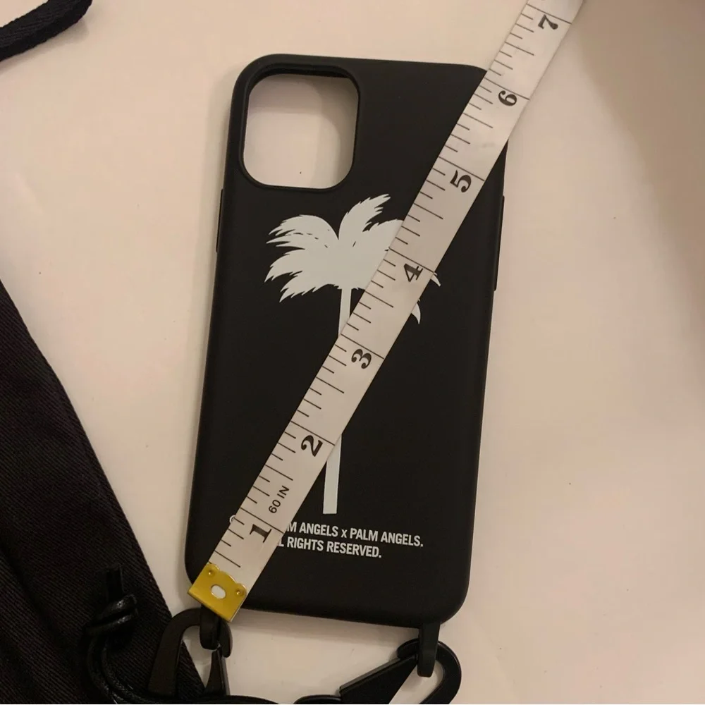Palm Angels iPhone 12 Logo Lanyard Phone Case